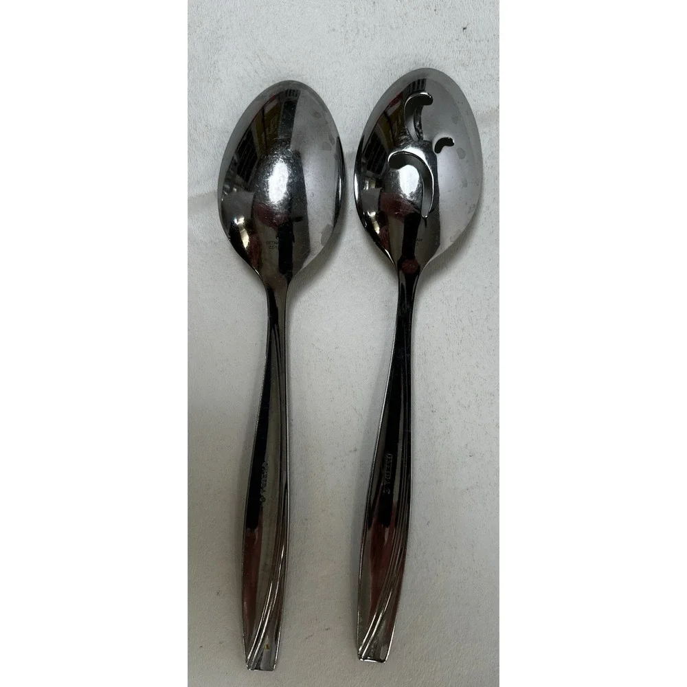 Set of 2 OneidaCraft Deluxe Stainless 